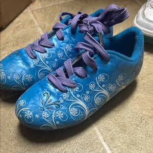 Blue and Purple Kids Shoes